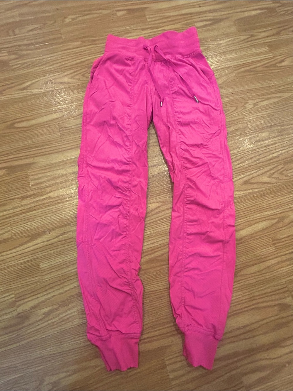 LULULEMON Bright Hot Pink Drawstring Jogger Pants